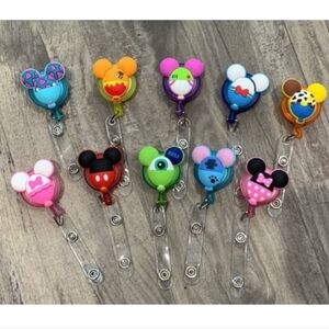 Only ONE! Colorful Character Badge Reels Nurse